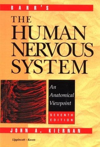 Cover of Barr's The human nervous system by J. A. Kiernan