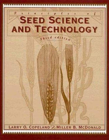 Cover of Principles of seed science and technology by L. O. Copeland