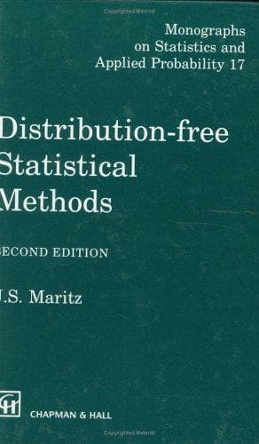 Cover of Distribution-free statistical methods by J. S. Maritz