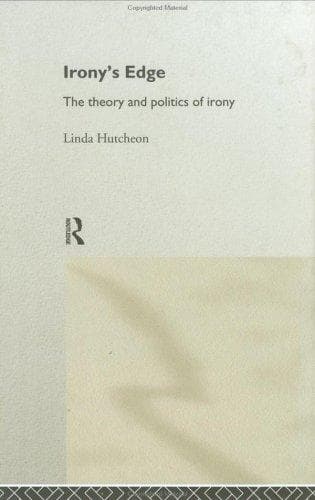 Cover of Irony's edge by Linda Hutcheon