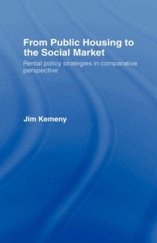 Cover of From public housing to the social market by Jim Kemeny