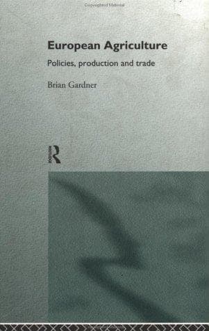 Cover of European agriculture by Brian Gardner