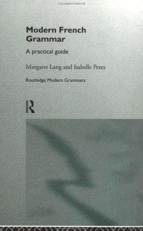 Cover of Modern French grammar by Margaret Lang