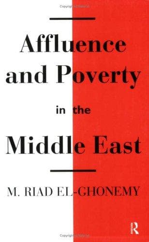 Cover of Affluence and poverty in the Middle East by Mohamad Riad El Ghonemy