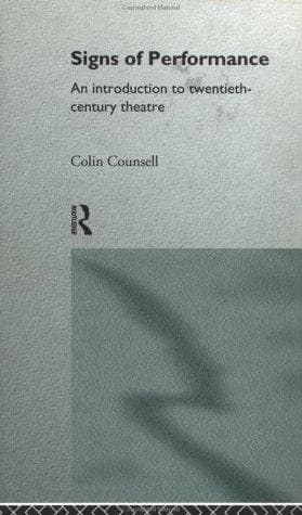 Cover of Signs of performance by Colin Counsell