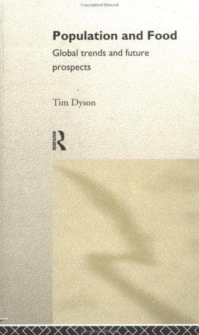 Cover of Population and food by Dyson, Tim M. SC