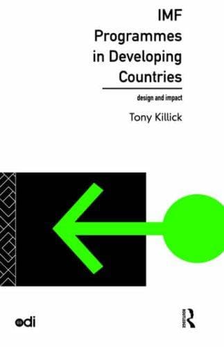 Cover of IMF programmes in developing countries by Tony Killick