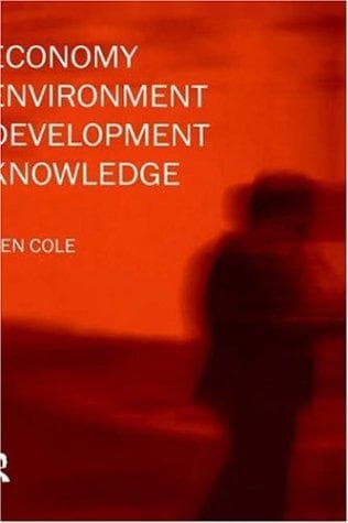 Cover of Economy-Environment-Development-Knowledge by Ken Cole