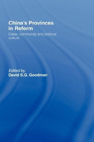 Cover of China's Provinces in Reform by David Goodman