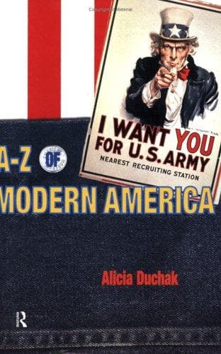 Cover of A-Z of modern America by Alicia Duchak