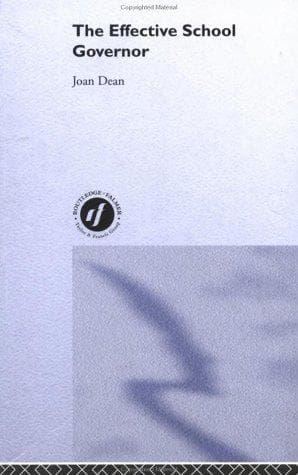 Cover of The effective school governor by Joan Dean
