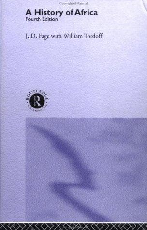 Cover of A history of Africa by J. D. Fage