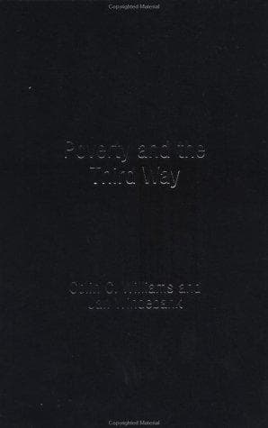 Cover of Poverty and the third way by Colin C. Williams