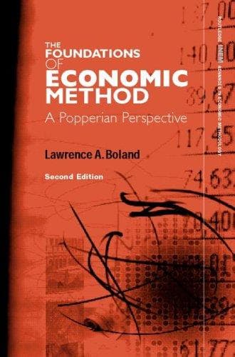 Cover of The foundations of economic method by Lawrence A. Boland