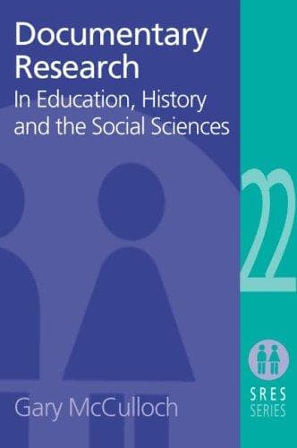 Cover of Documentary research in education, history, and the social sciences by Gary McCulloch