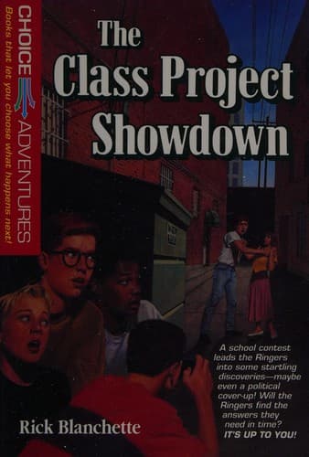 Cover of The class project showdown by Rick Blanchette