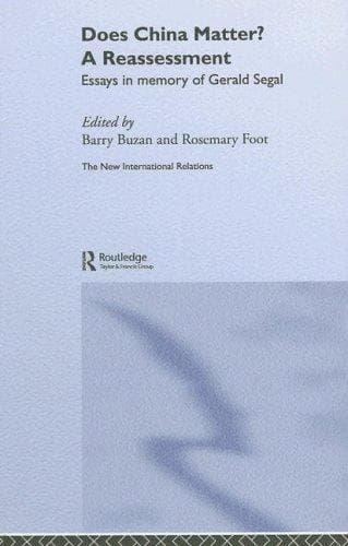 Cover of Does China Matter? A Reassessment by Barry Buzan