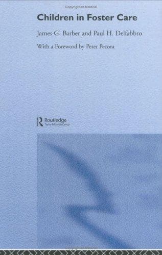 Cover of Children in foster care by James G. Barber