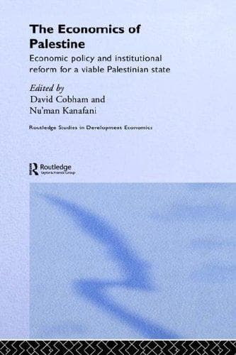 Cover of The economics of Palestine by David P. Cobham