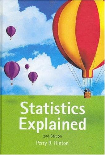 Cover of Statistics explained by Perry R. Hinton
