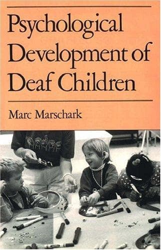 Cover of Psychological development of deaf children by Marc Marschark