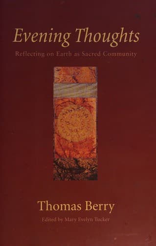 Cover of Evening thoughts by Thomas Mary Berry