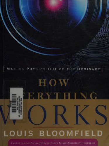 Cover of How everything works by Louis Bloomfield
