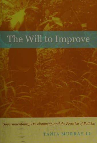 Cover of The will to improve by Tania Li
