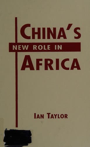 Cover of China's new role in Africa by Ian Taylor