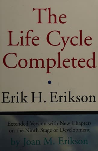 Cover of The life cycle completed by Erik H. Erikson