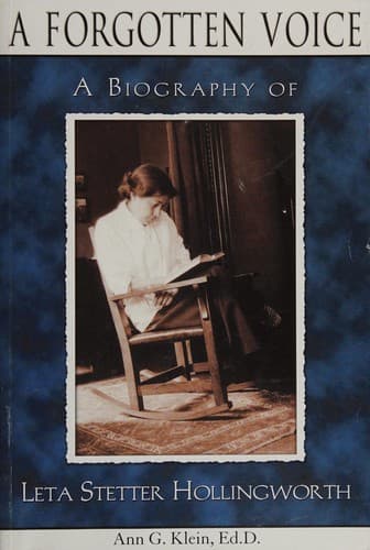 Cover of A forgotten voice by Ann G. Klein