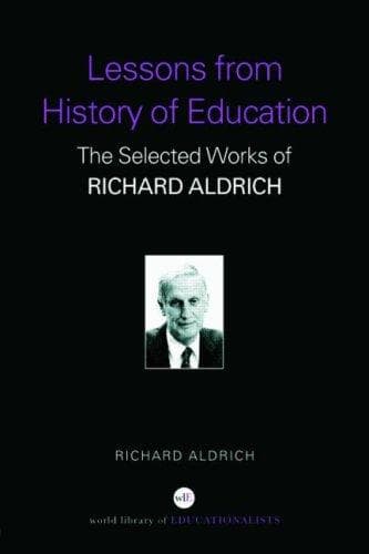 Cover of Lessons from history of education by Aldrich, Richard