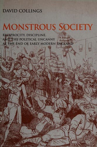 Cover of Monstrous society by David Collings