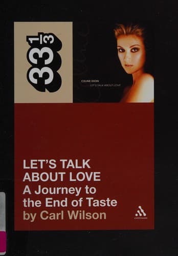 Cover of Let's talk about love by Carl Wilson
