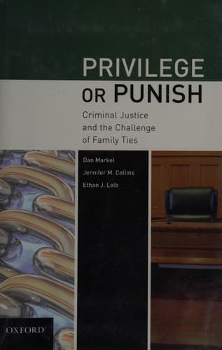 Cover of Privilege or punish by Daniel Markel