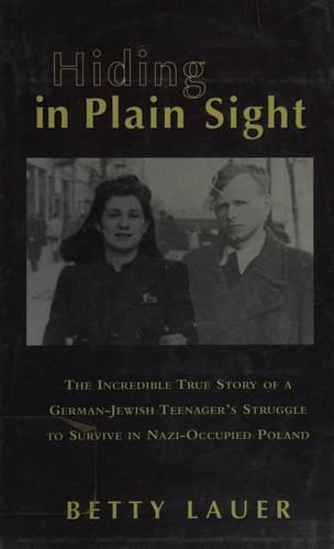 Cover of Hiding in plain sight by Betty Lauer