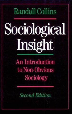 Cover of Sociological insight by Randall Collins