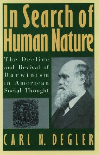 Cover of In search of human nature by Carl N. Degler