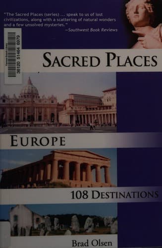 Cover of Sacred places Europe by Brad Olsen