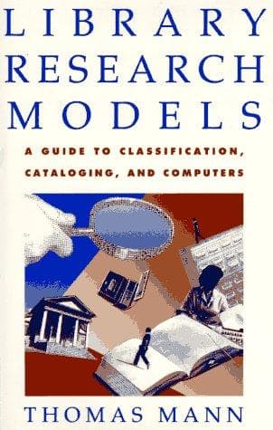 Cover of Library research models by Mann, Thomas