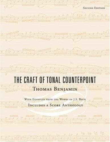 Cover of The Craft of Tonal Counterpoint by Thomas Benjamin