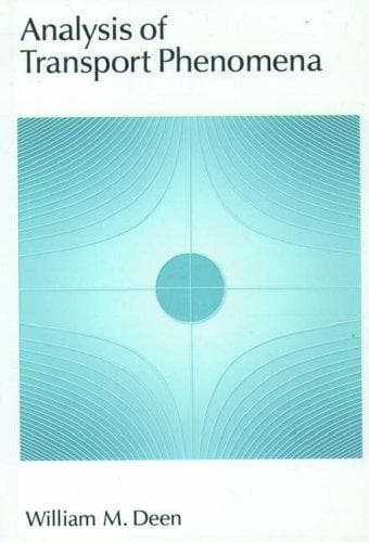 Cover of Analysis of transport phenomena by William M. Deen