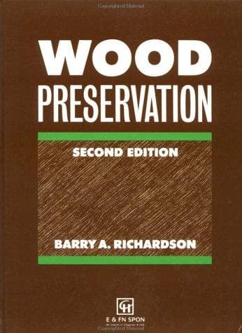 Cover of Wood preservation by Barry A. Richardson