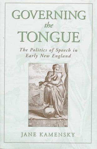 Cover of Governing the Tongue by Jane Kamensky