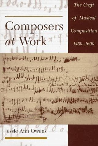 Cover of Composers at Work by Jessie Ann Owens