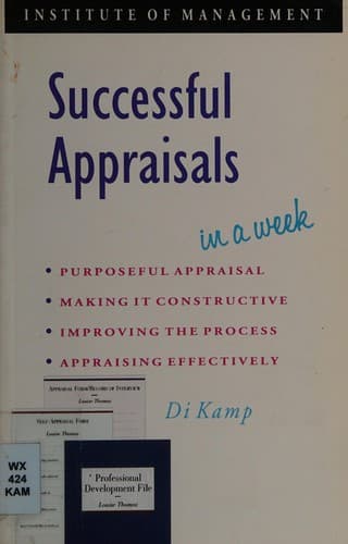 Cover of Successful Appraisals in a Week by Di Kamp