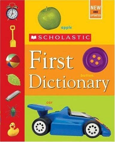 Cover of Scholastic first dictionary by Judith S. Levey