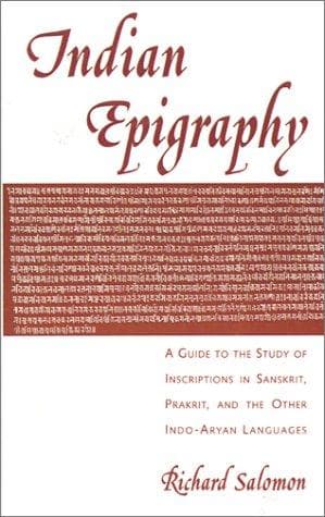Cover of Indian epigraphy by Salomon, Richard