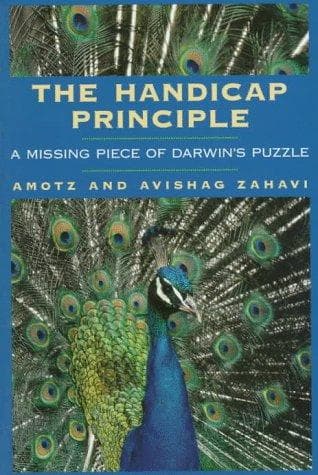 Cover of The handicap principle by Amots Zehavi