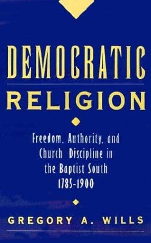 Cover of Democratic Religion by Gregory A. Wills